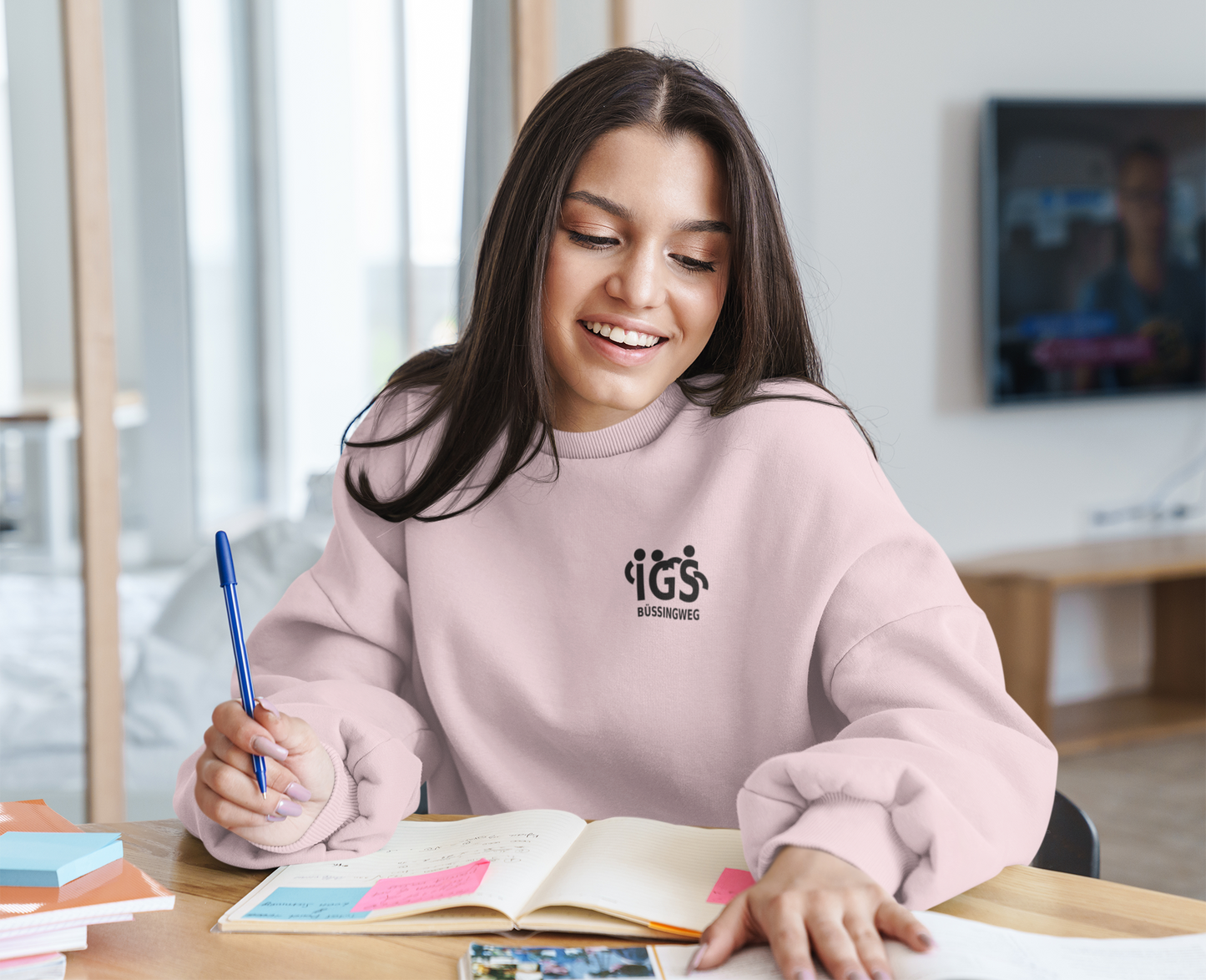 IGS Büssingweg - Basic Sweatshirt - Classic Logo dunkel