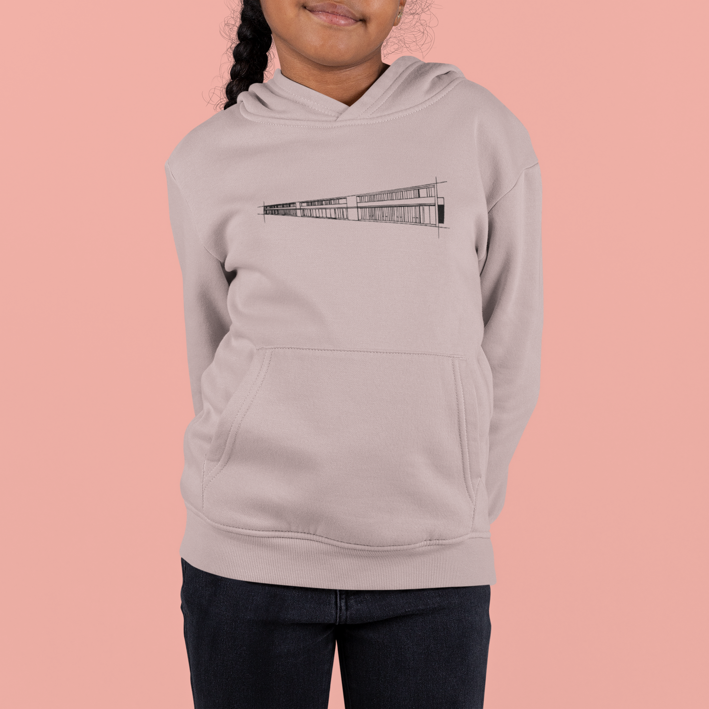 St. Kilian - Basic Kinder Hoodie - Gebäude