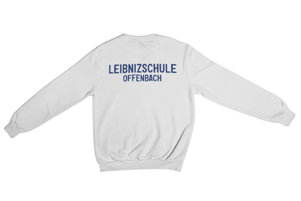 Leibnizschule Offenbach - Organic Sweatshirt - Leibnizschule Standard Weiß