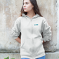 Eric-Kandel-Gymnasium - Kinder Organic Zip-Hoodie (Weiß)