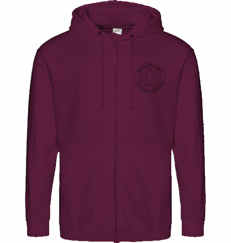 WRS Schweinfurt - Basic Zip-Hoodie - Schwarzes Logo