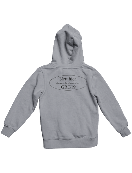 GRG 19 - Organic Hoodie - Design 3