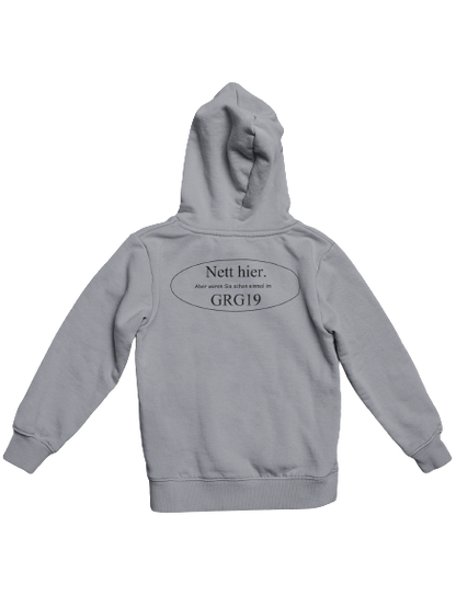 GRG 19 - Organic Hoodie - Design 3