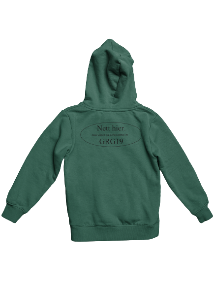 GRG 19 - Organic Hoodie - Design 3