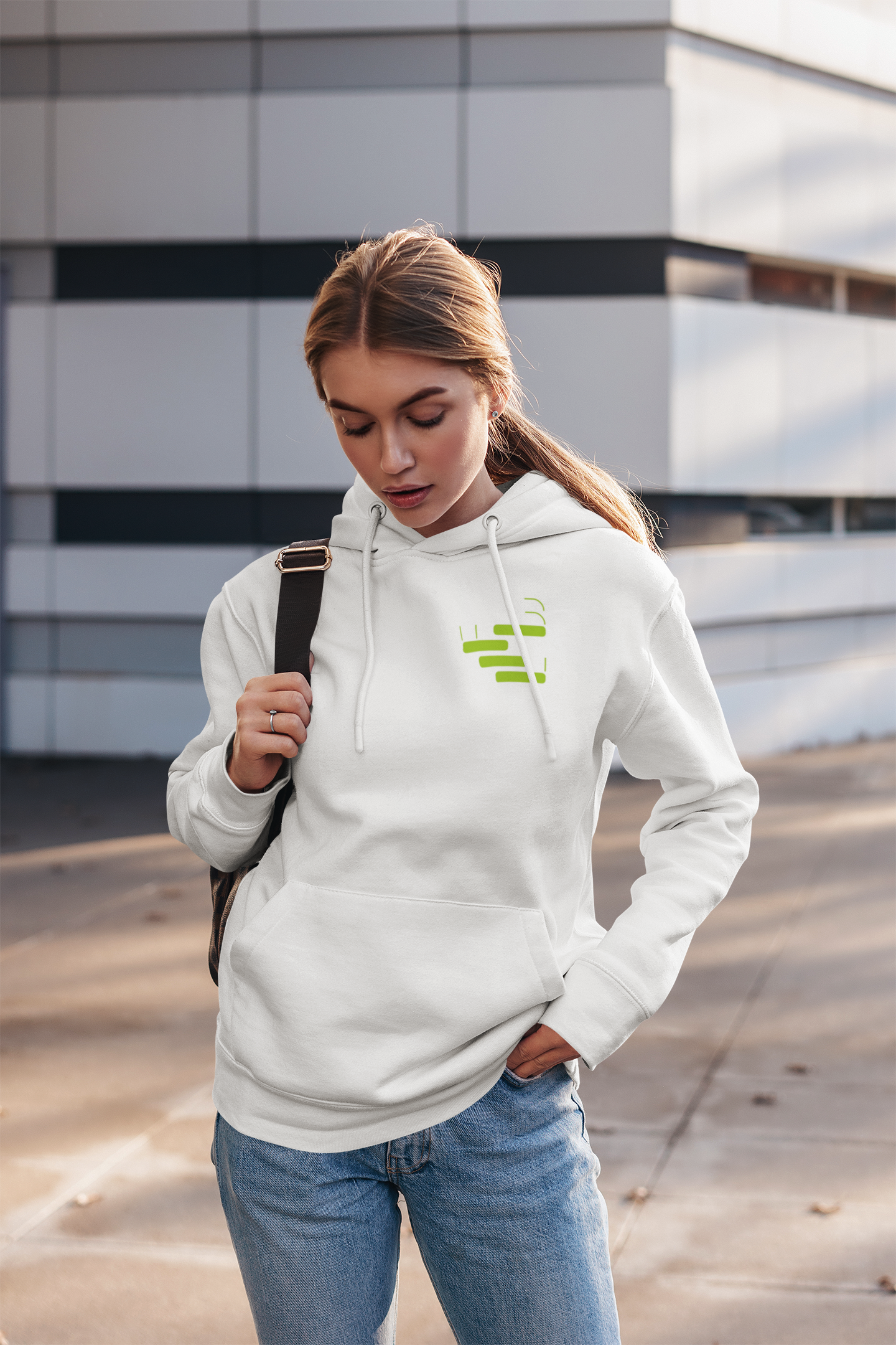 Kundmanngasse - Organic Hoodie - Dunkle Schrift