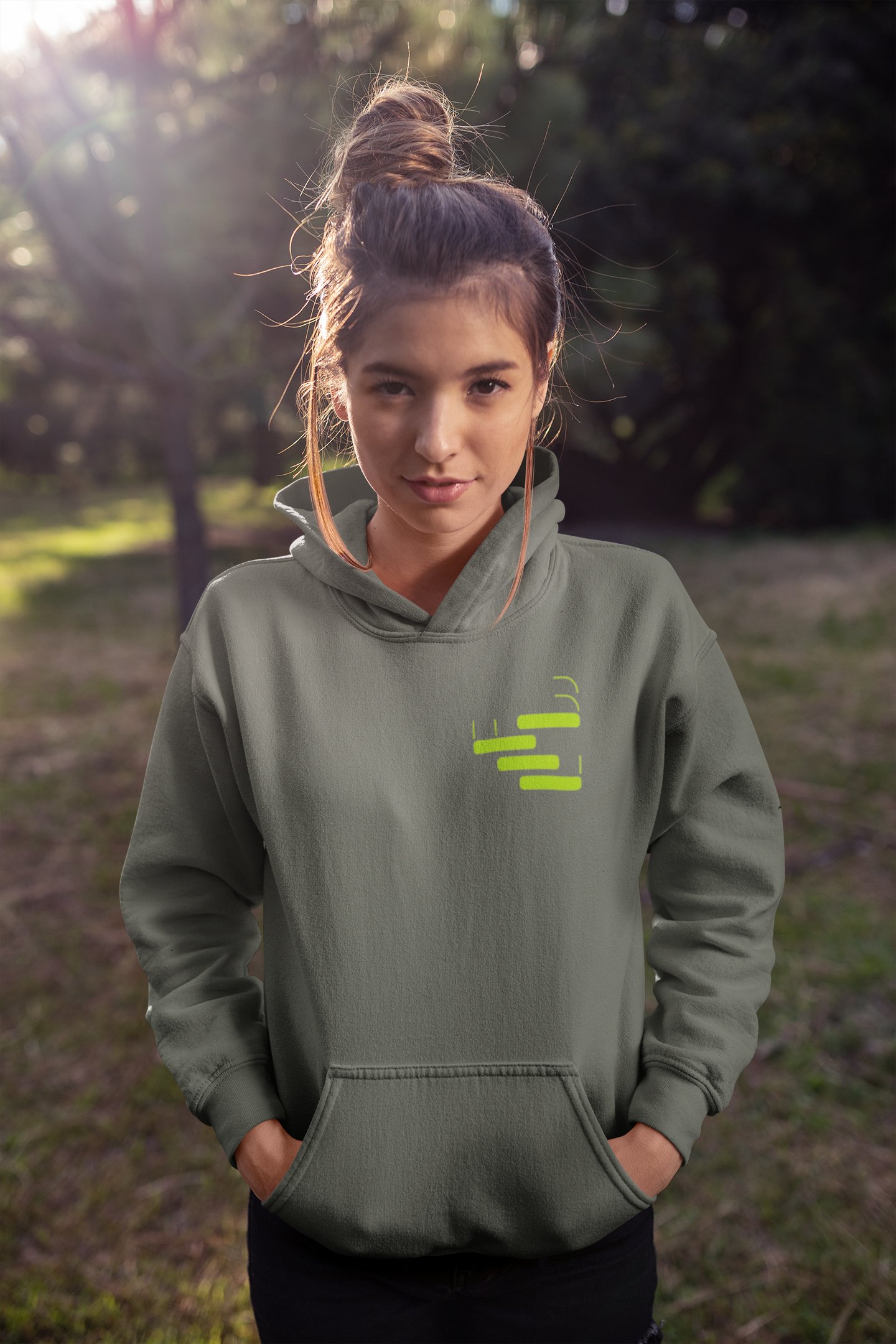 Kundmanngasse - Kids Organic Hoodie - Kreis Logo