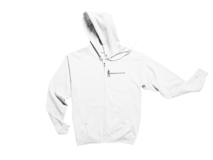 Rainergymnasium - Basic Zip-Hoodie - Weiß