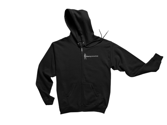 Rainergymnasium - Organic Zip-Hoodie - Dunkel