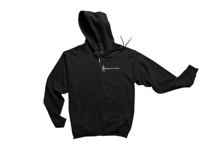 Rainergymnasium - Basic Zip-Hoodie - Dunkel