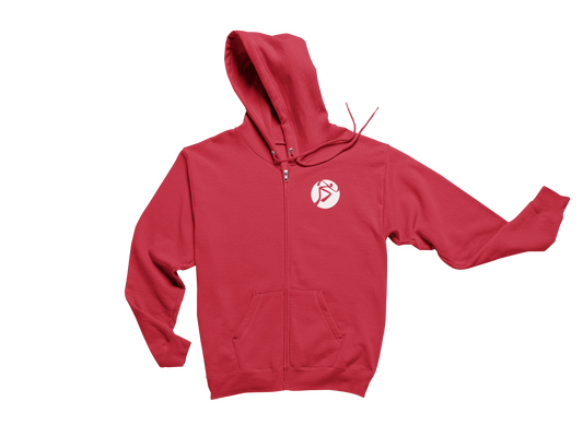 SRG Maria Enzersdorf - Basic Zip-Hoodie - Helles Logo