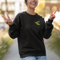 Kundmanngasse - Organic Sweater - Weiße Schrift