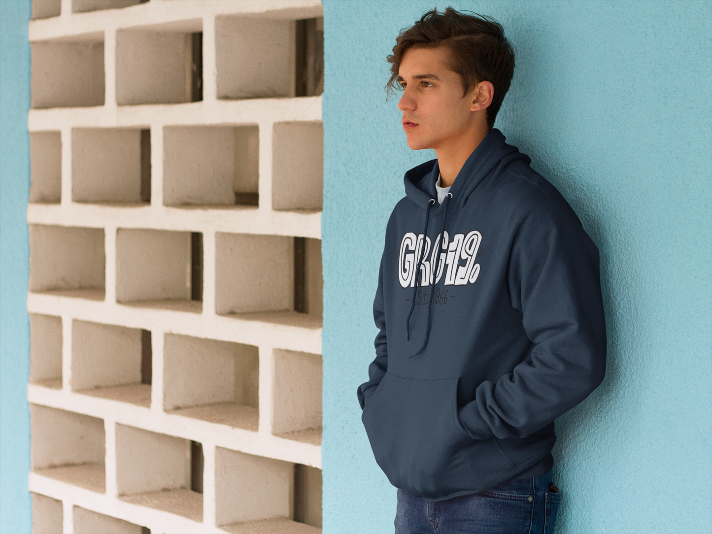 GRG 19 - Basic Hoodie - Design 1